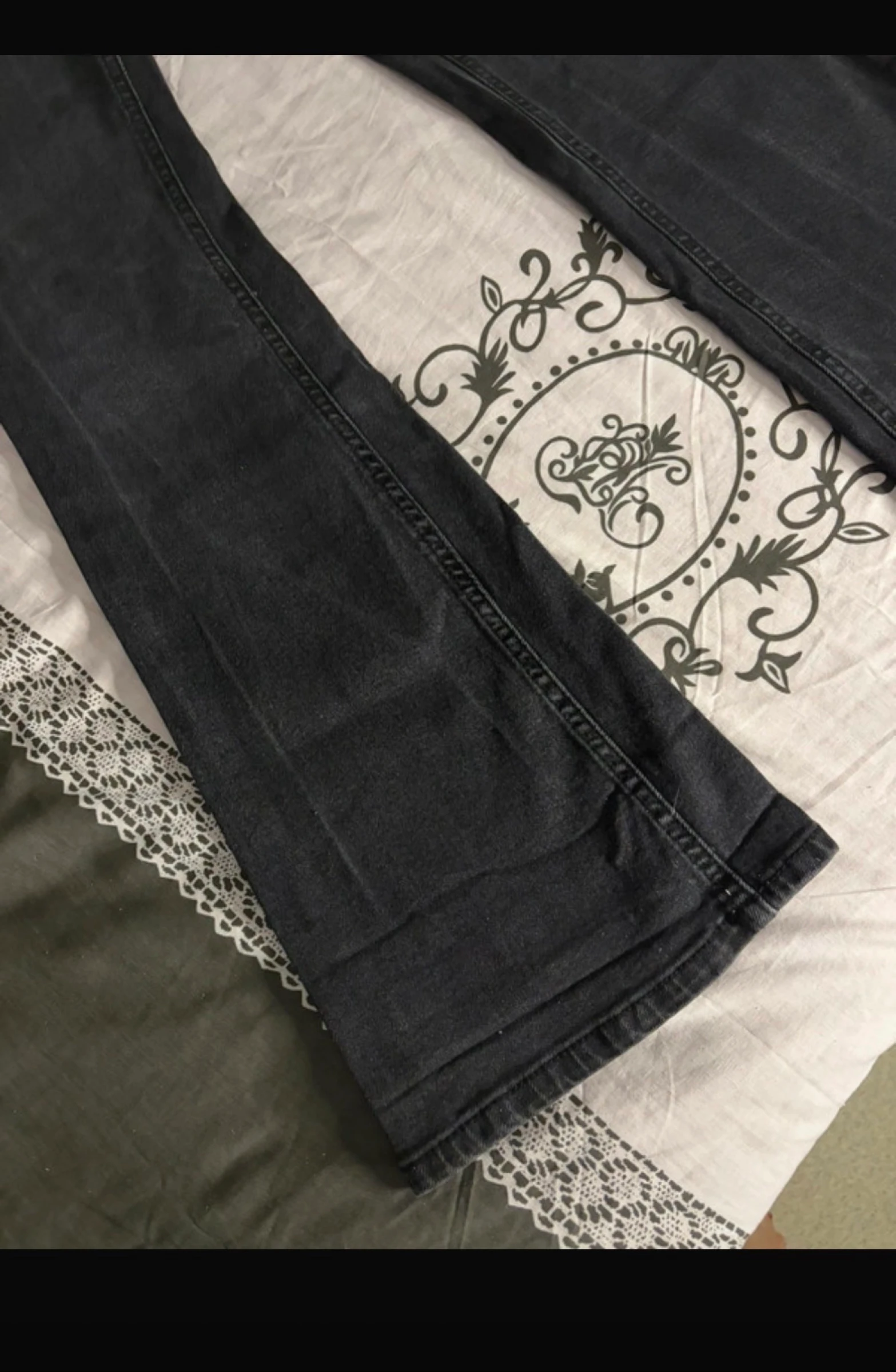Black flare jeans – photo 2